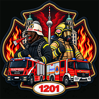 Wappen der Freiwilligen Feuerwehr Friedrichshain 1201